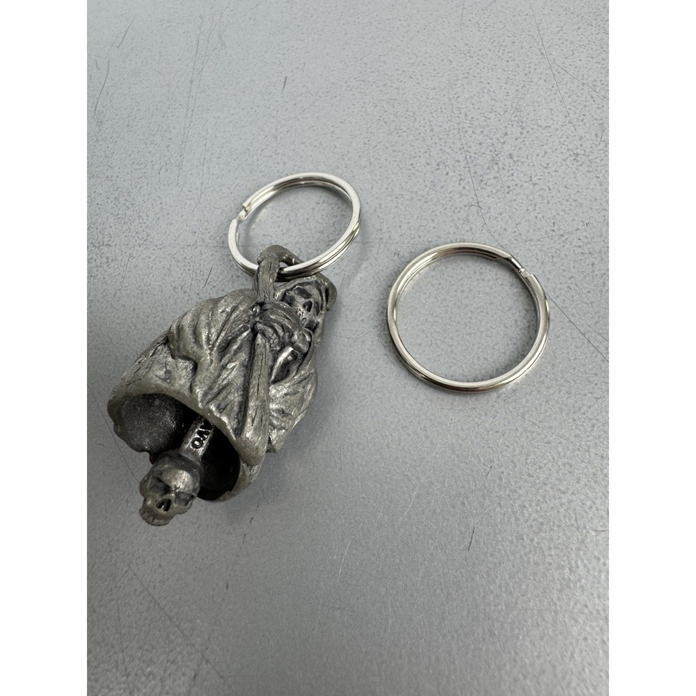 Bravo Bells Grim Reaper Keychain for Harley Davidson Motorcycle Biker Metal 2.5"